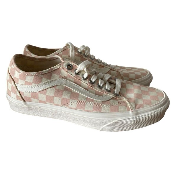 Vans Old Skool Tapered Eco Theory Pink Checkerboard Size 8.5 Women  7 Men w/ Box - Picture 5 of 11